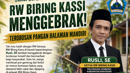 RW Biring Kassi Bergerak Maju: Rusli, SE Hadirkan Terobosan Pot Gantung ...